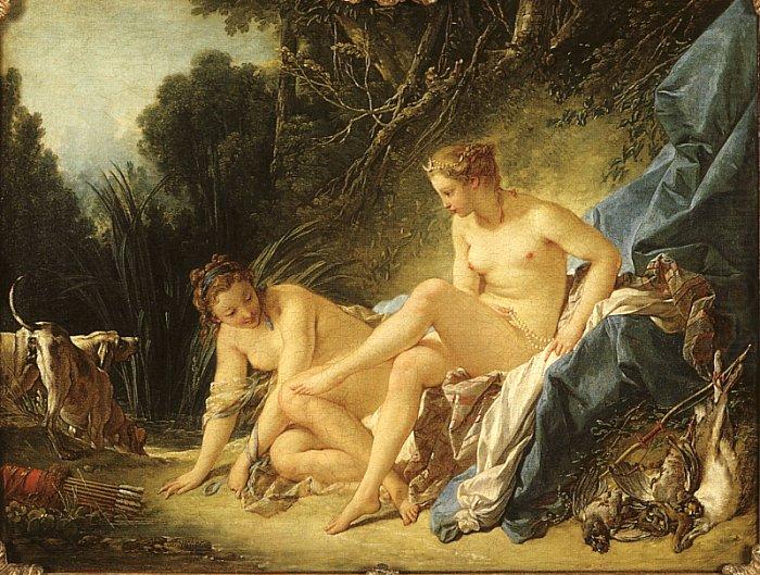 Francois Boucher Diana Leaving her Bath china oil painting image